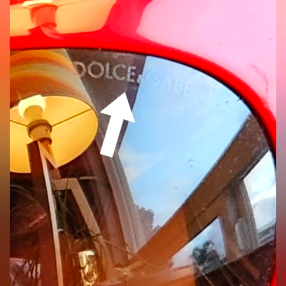 DOLCE & GABBANA Red Mosaico ARTSY Italy MOSIAC Gradient Lens Sunglasses DG 4215 - Picture 16 of 16